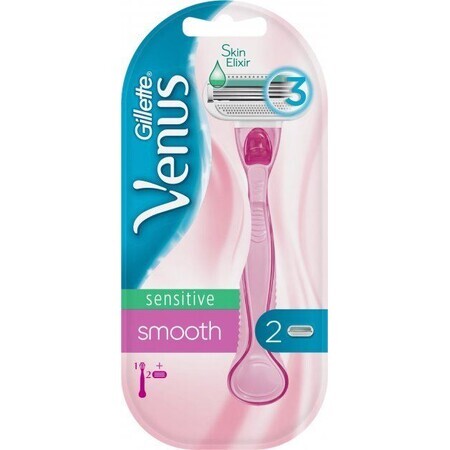 Venus Sensitive Smooth scheerapparaat + 2 scheerhoofden