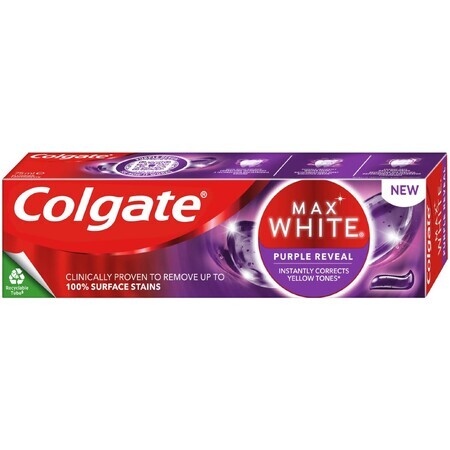 Colgate Max White Max White Purple Reveal Toothpaste 75 ml