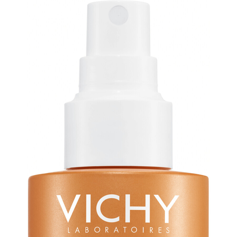 Vichy Capital Soleil Fluid Spray ook geschikt voor de gevoelige huid van kinderen SPF50+ 200 ml