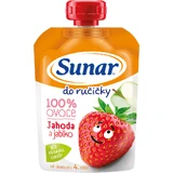 Sunar Do ručičky Strawberry fruit capsule 4m+ 100 g
