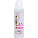 Vivaco Sun Bronze Trockener Sonnenschutz Öl Sensitiv SPF50 Spray 90 ml