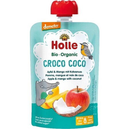 Holle Holle Organic Croco Organic Croco Coconut Coco capsule - mela con mango e cocco 100 g