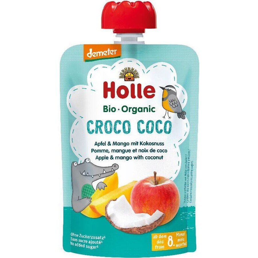 Holle Holle Organic Croco Organic Croco Coconut Coco capsule - mela con mango e cocco 100 g