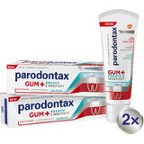 Parodontax White DUO voor tandvlees, adem en gevoelige tanden, whitening 2 x 75 ml