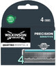 Wilkinson Sword Quattro titanium sensitve vervangingskop 4 stuks