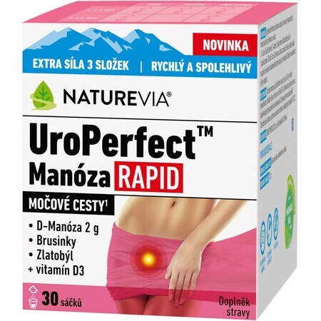 NatureVia UroPerfect UroPerfect Mannose RAPID 30 sachets