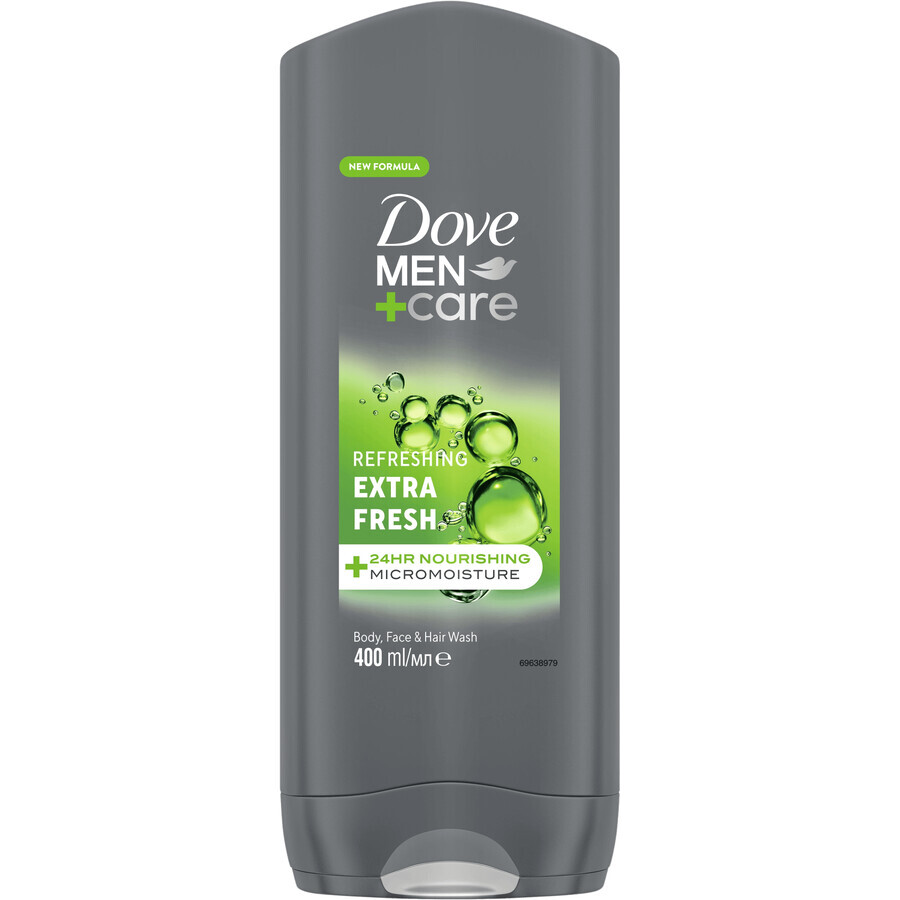 Gel de ducha Dove Men+Care Extra Fresh 400 ml