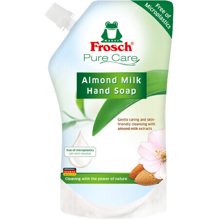 Savon liquide Frosch ECO Lait d'amande Recharge 500 ml