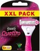 Wilkinson Sword Quattro damesvervangingskoppen 6 stuks