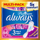 Always Platinum Day &amp; Night (maat 3) Maandverband met vleugels 64 stuks