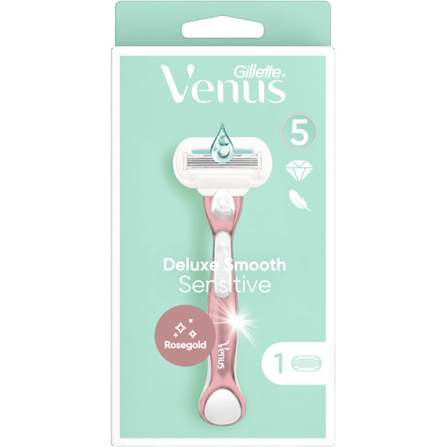 Gillette Venus Deluxe Smooth Sensitive Scheermesjes Rose Gold