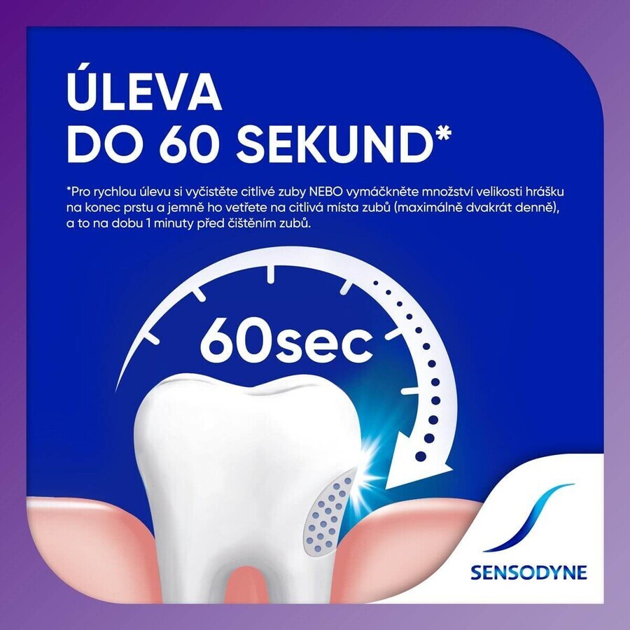 Sensodyne Rapid Relief Snel Whitening Tandpasta 3 x 75 ml