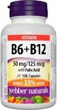 Webber Naturals Vitamin B6+B12+Fols&#228;ure 120 Tabletten