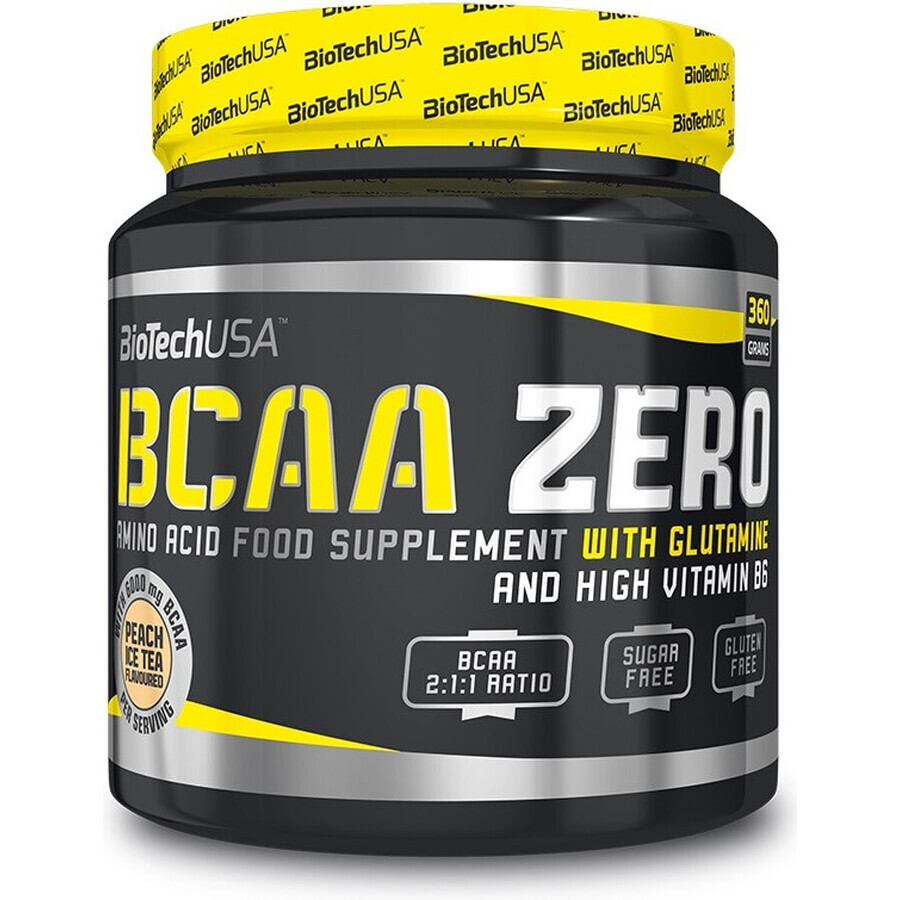 BCAA Zero Perzik Ice Tea, 360 g, Biotech USA