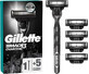 Gillette Mach3 Charcoal scheerapparaat voor mannen + 5 scheerhoofden