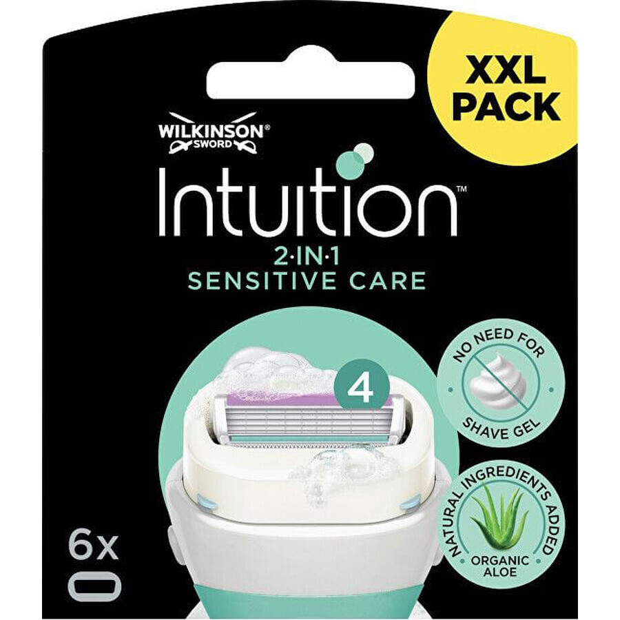 Wilkinson Zwaard Intuition sensitive Zwaard Intuition sensitive vervangingskop 6 stuks