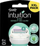 Wilkinson Zwaard Intuition sensitive Zwaard Intuition sensitive vervangingskop 6 stuks