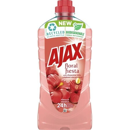 Ajax Detergente Universal Floral Fiesta, Hibiscus 1 litro