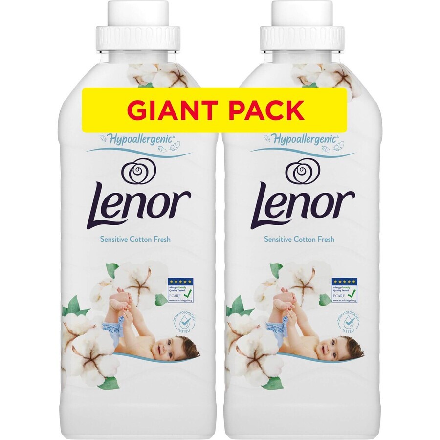 Lenor Cotton fresh wasverzachter 2 x 1200 ml