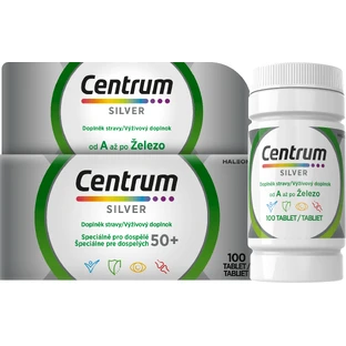 Centrum Silver 50+ sans gluten, 100 comprimés