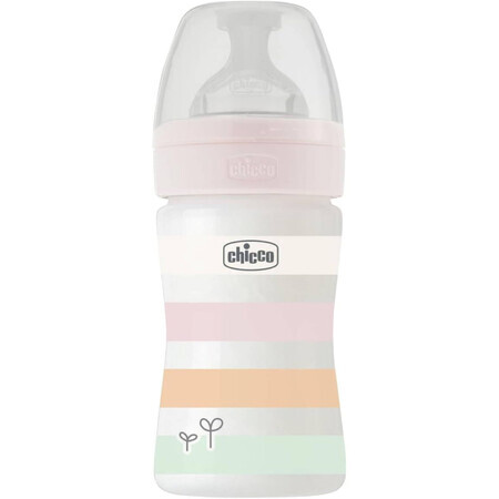 Biberon en silicone Chicco Well-being pour bébés, fille 150 ml