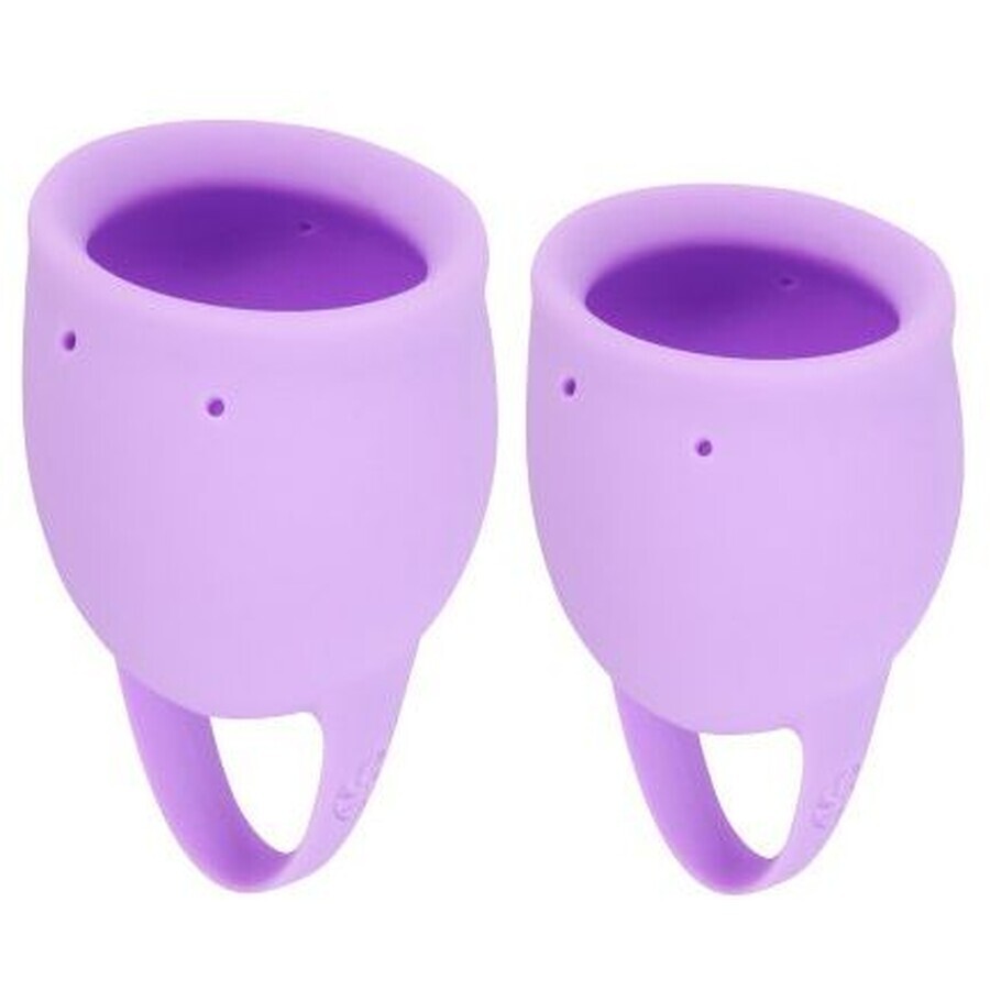 Lola Games Set menstruatiecups Wellness Naturel Lavendel Orchidee 2 stuks