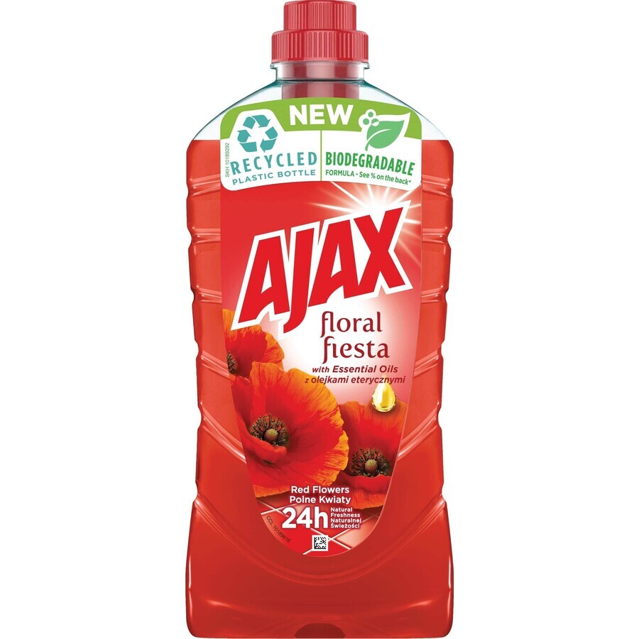 Ajax Floral Fiesta universal detergent, red flowers 1 l