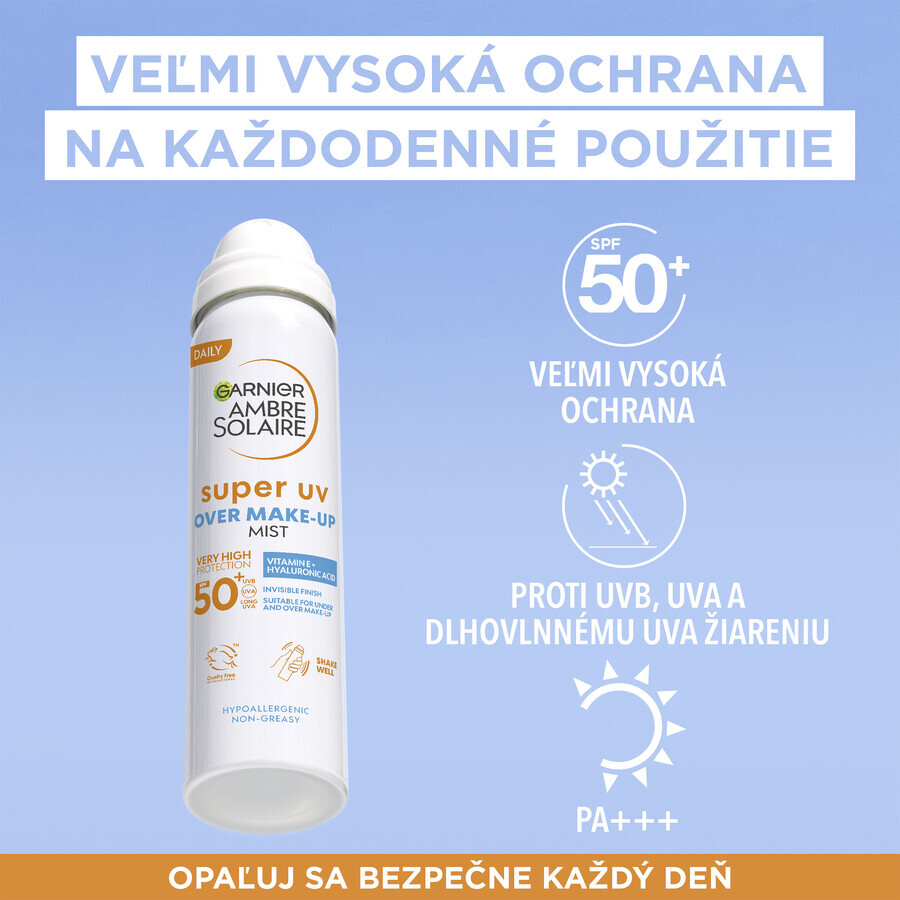 Garnier Ambre Solaire Nebbia viso super protettiva anti-UV SPF 50, 75 ml