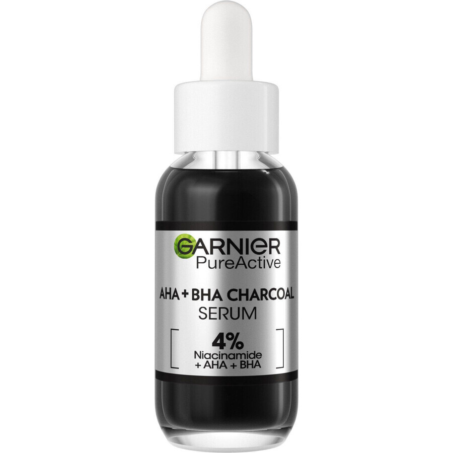 Garnier Attivo Puro Siero Anti-Imperfezioni AHA + BHA Carbone 30 ml