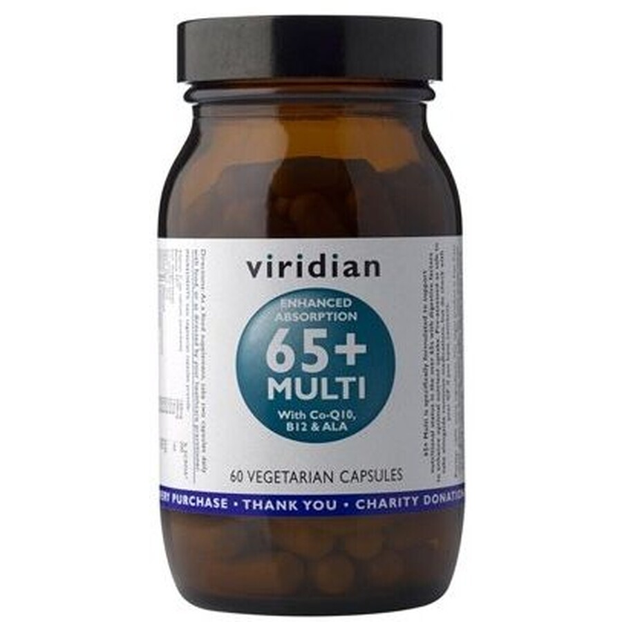 Viridian 65+ Multi 60 capsules