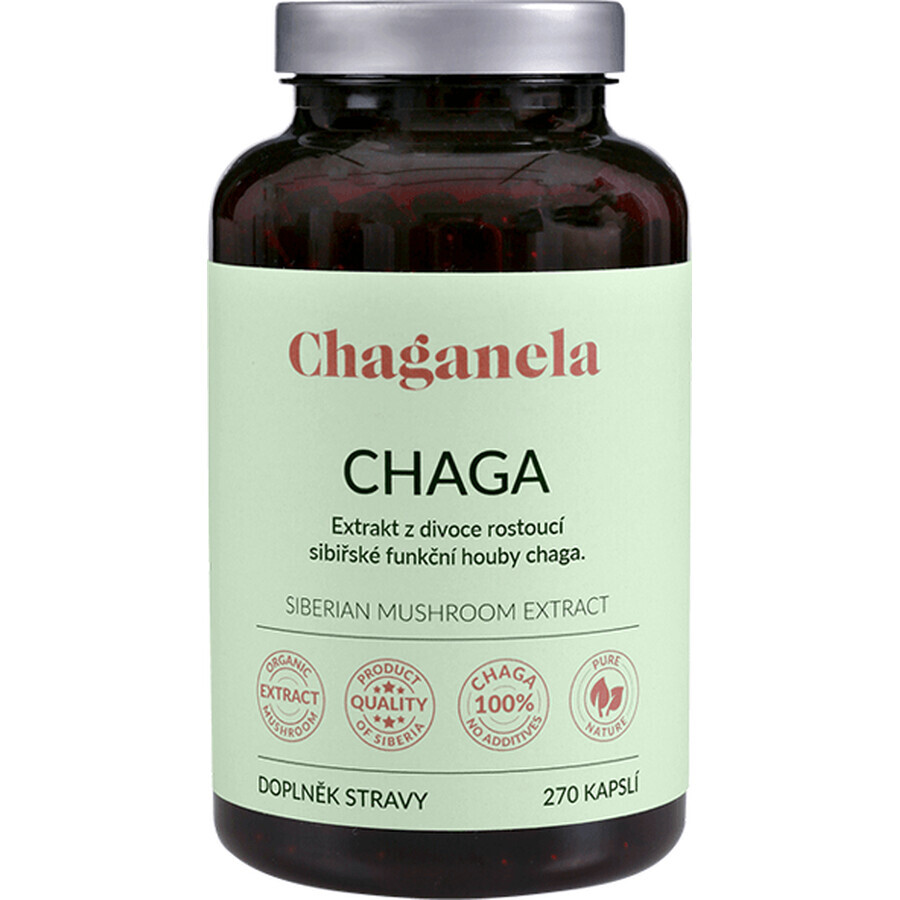 Chaganela Siberisch Chaga-extract 270 capsules