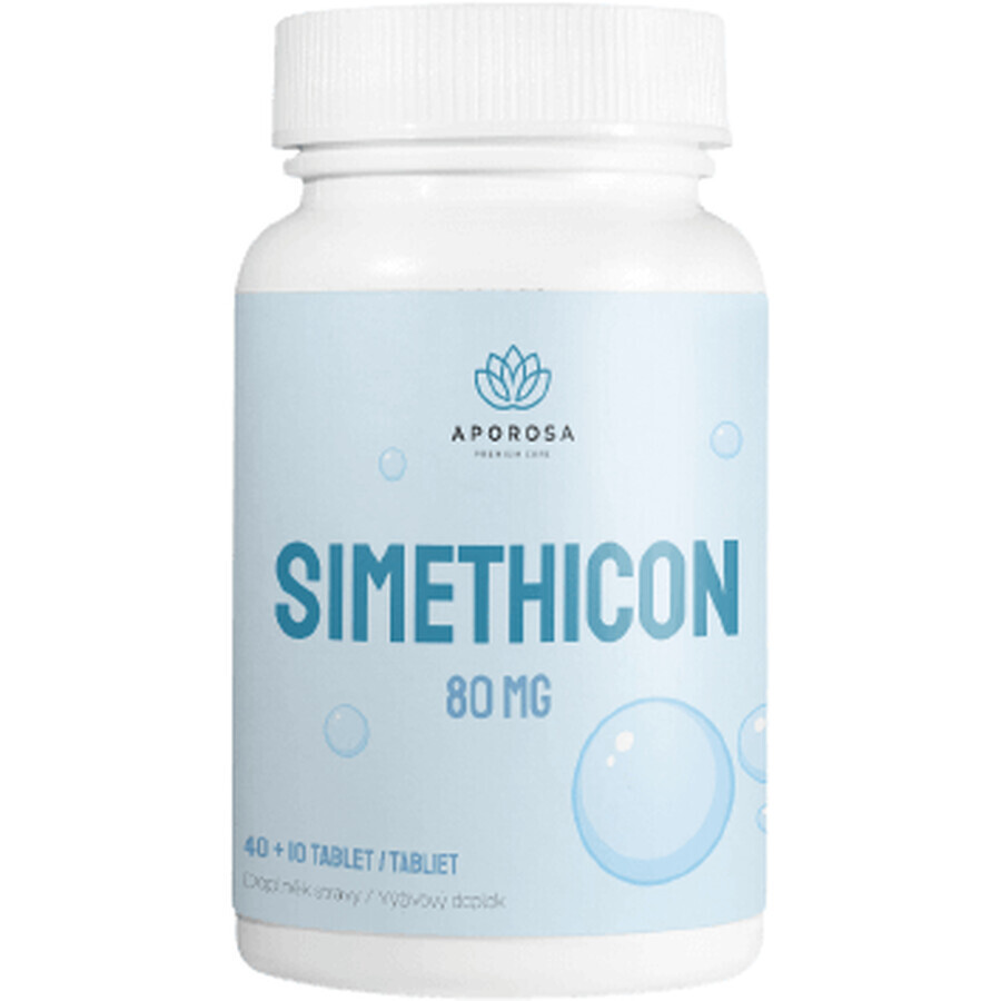 Aporosa Simethicon 80 mg 50 tablets