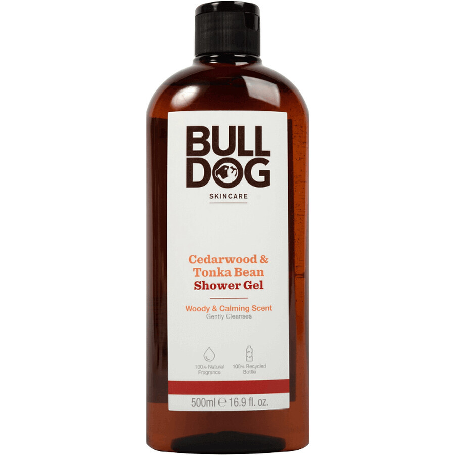 Gel doccia Bulldog con legno di cedro e fava tonka 500 ml