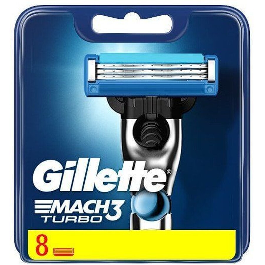 Testine di ricambio Gillette Mach3 Turbo 8 pezzi