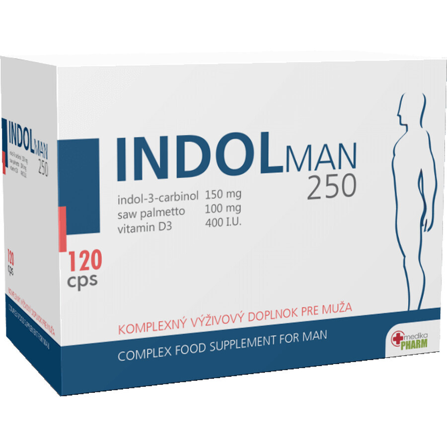 Indol MAN 250 120 tablets