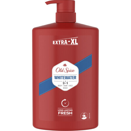 Old Spice Whitewater Mannen Douchegel en Shampoo met Frisse Geur 1000 ml