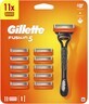 Gillette Fusion scheerapparaat + 11 vervangingsscheerhoofden Speciaal pakket