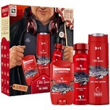 Old Spice City Explorer - gift set with solid deodorant and spray, Night Panther shower gel