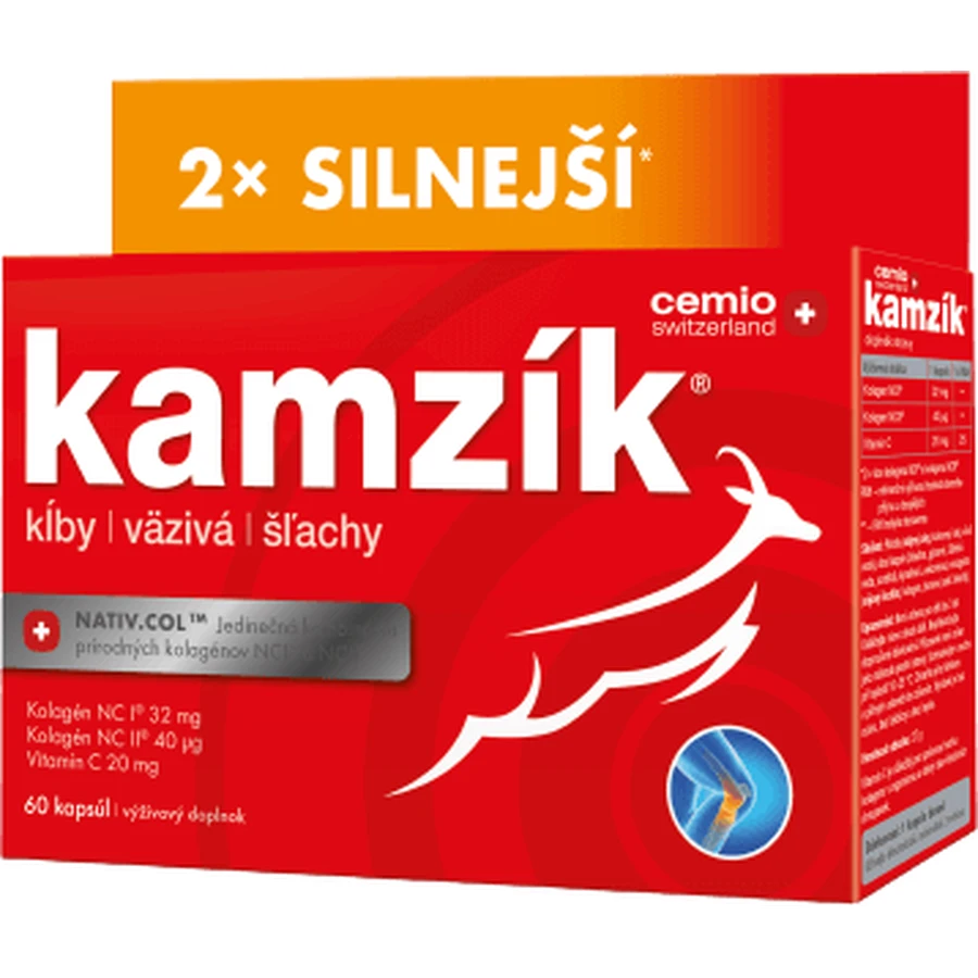Cemio Kamzík 2x sterker 60 capsules