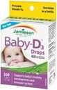 Jamieson Baby-D3 Vitamine D3 400 IE druppels 11,7 ml