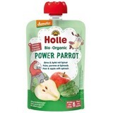 Holle Organic Puree - Power Paradise - Poires avec pommes et épinards 100 g