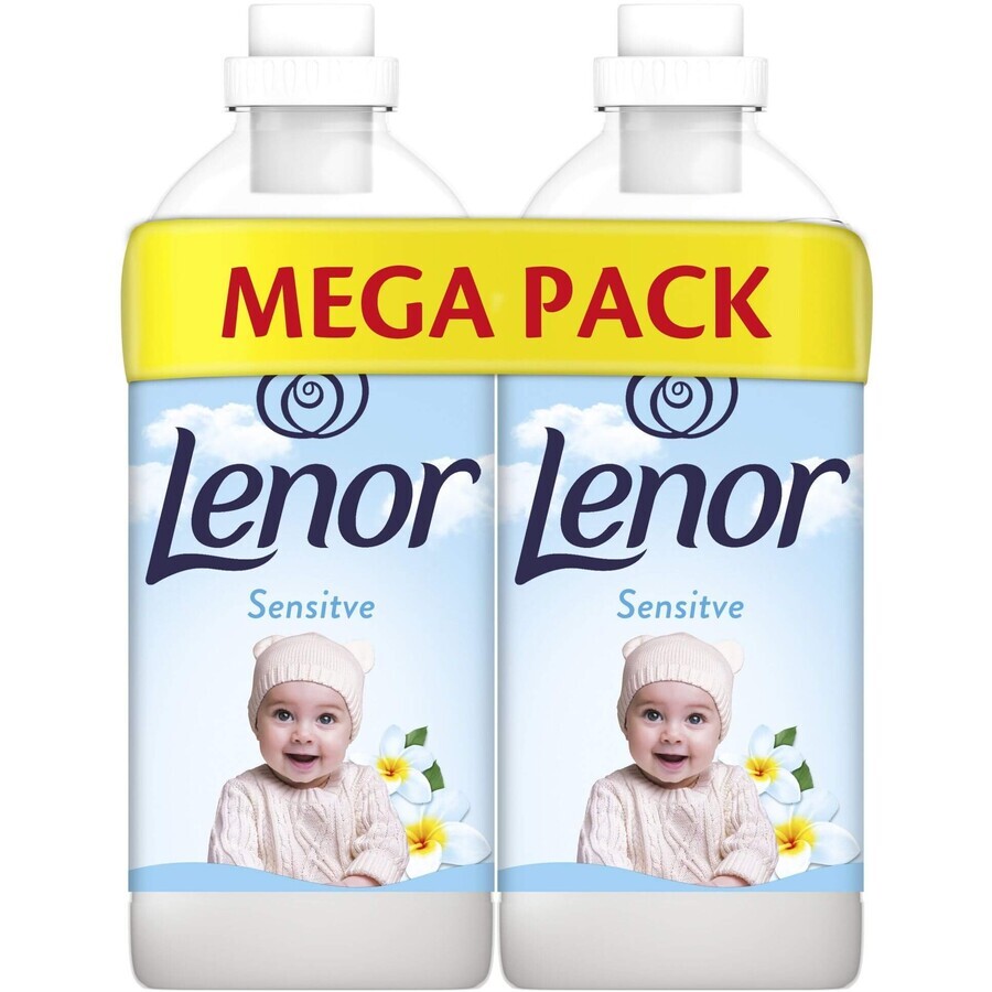 Lenor Sensitiv-Wäschepflegemittel 2 x 1,23 l