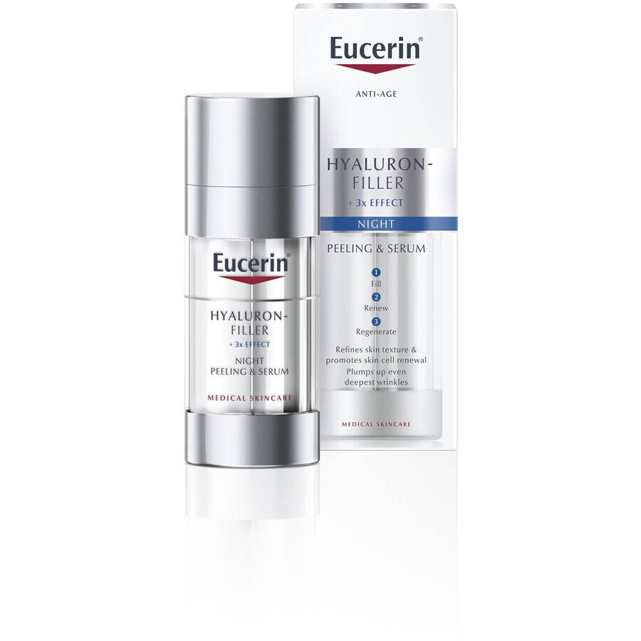 Eucerin HYALURON-FILLER siero notte rinnovatore e rimpolpante 30 ml