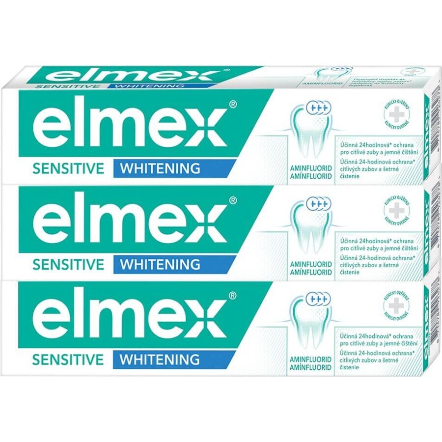 Elmex Sensitive whitening tandpasta 3 x 75 ml