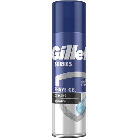 Gel de rasage nettoyant au charbon de bois de Gillette 200 ml