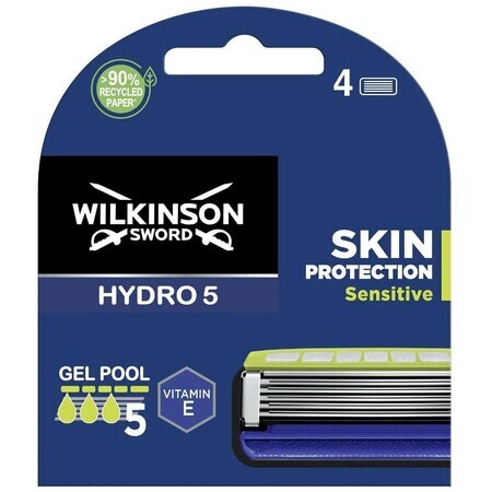 Wilkinson Sword Hydro 5 Skin Protection testine di ricambio sensibili 4 pezzi