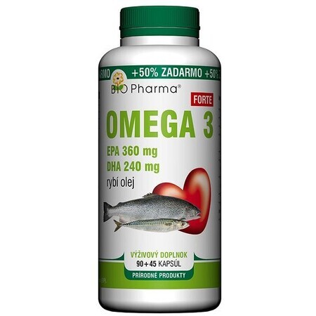 Bio Pharma Omega 3 Forte 1200 mg 135 cápsulas