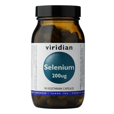 Viridian Selenio 200µg, 90 capsule