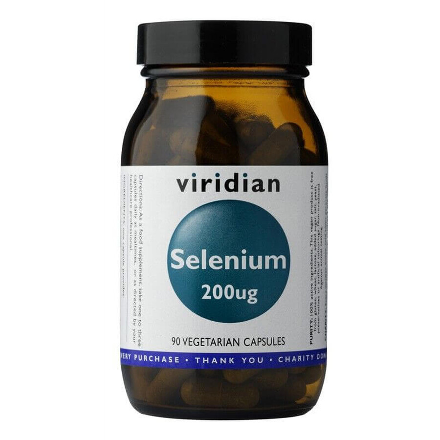 Viridian Selenio 200µg, 90 capsule