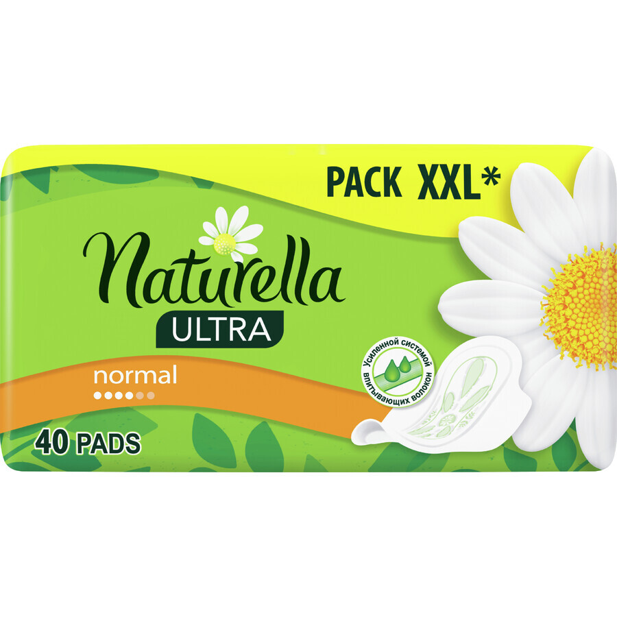 Naturella Ultra Normal Maandverband met vleugels 40 stuks